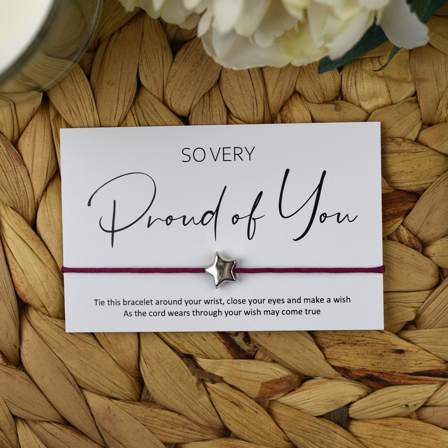 So Very Proud Of You Wish Bracelet