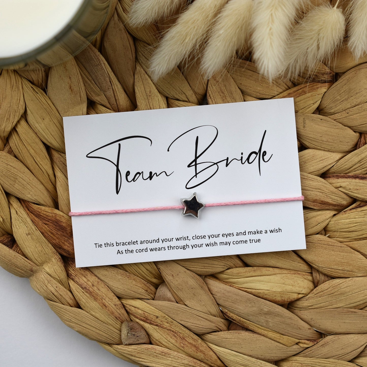Team Bride Wish Bracelet
