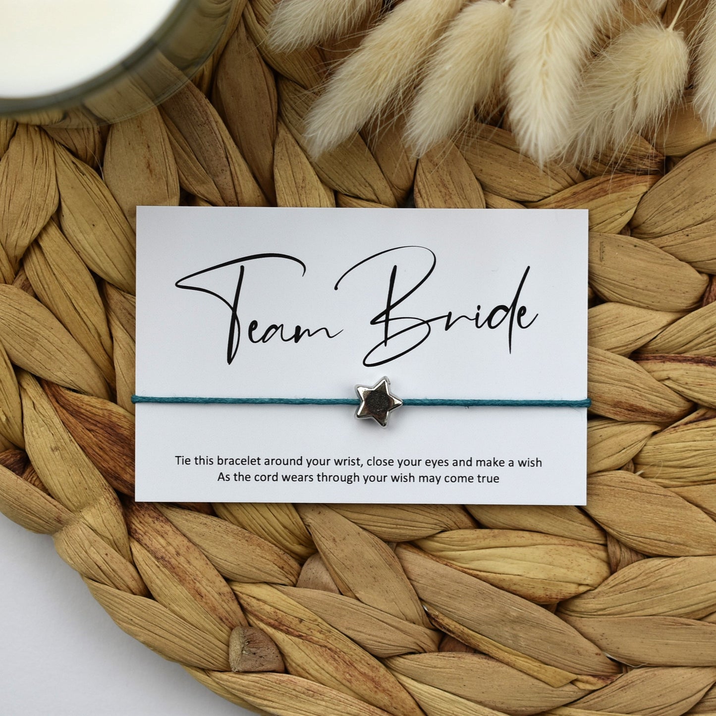 Team Bride Wish Bracelet