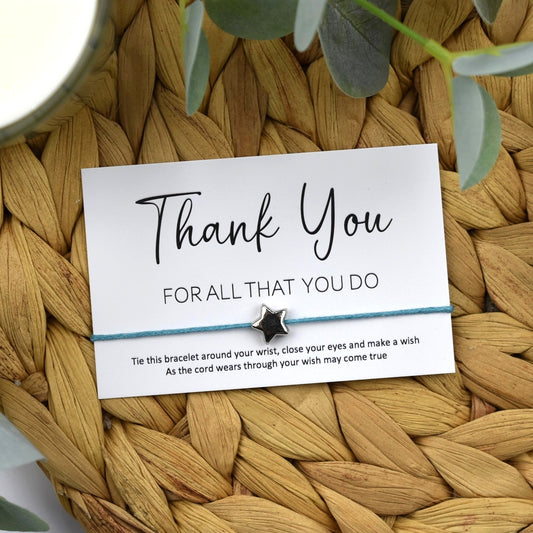 CLEARANCE - Thank You For All That You Do Wish Bracelet
