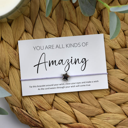 CLEARANCE - You Are All Kinds Of Amazing Wish Bracelet