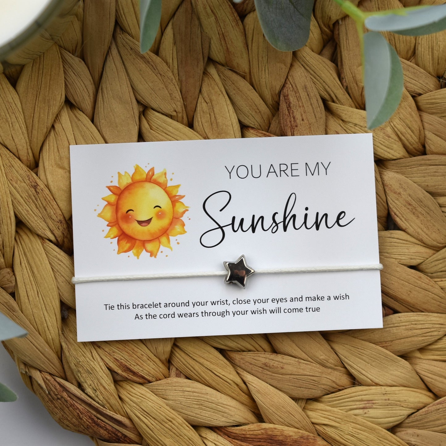 You Are My Sunshine Wish Bracelet