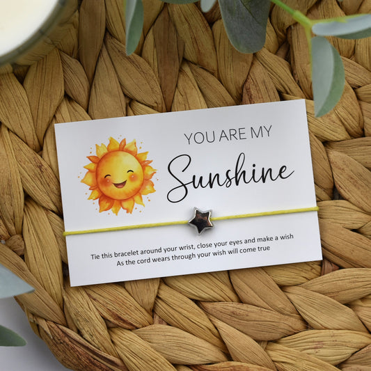 CLEARANCE - You Are My Sunshine Wish Bracelet