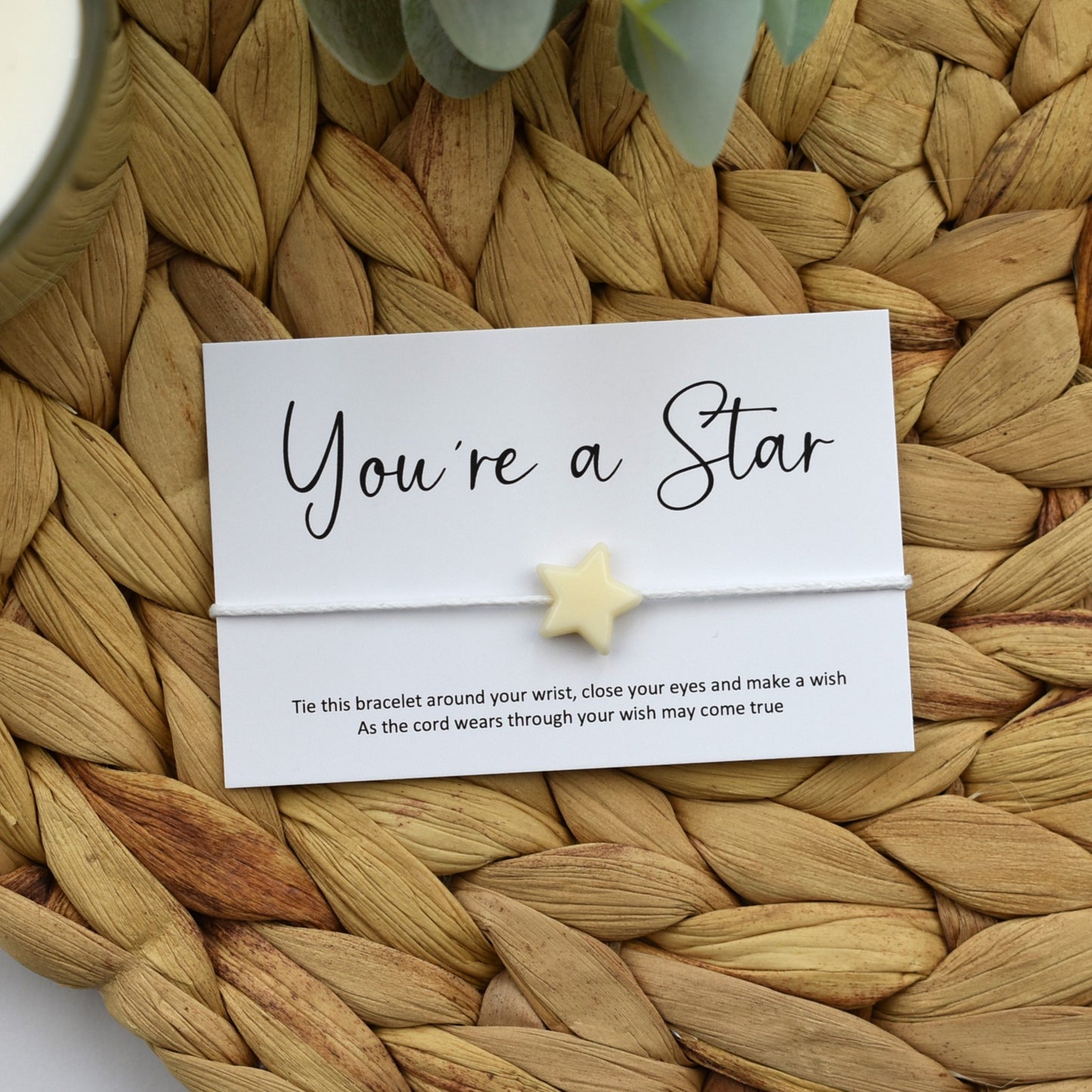 You're a Star Wish Bracelet | Pastel Star