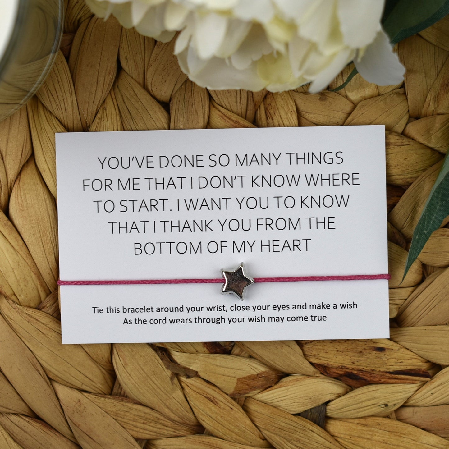 You've Done So Many Things For Me Wish Bracelet