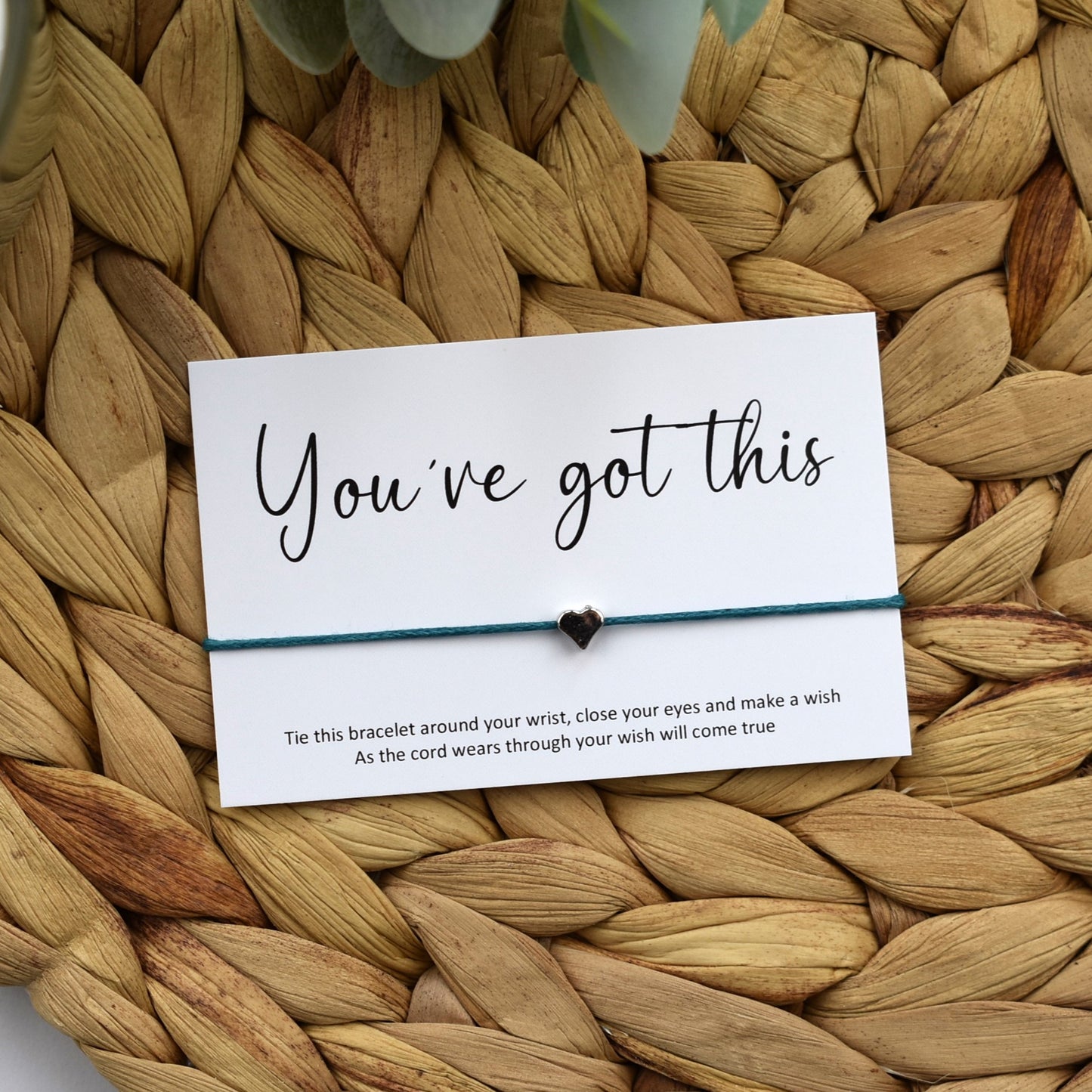 You've Got This Wish Bracelet | Heart Charm