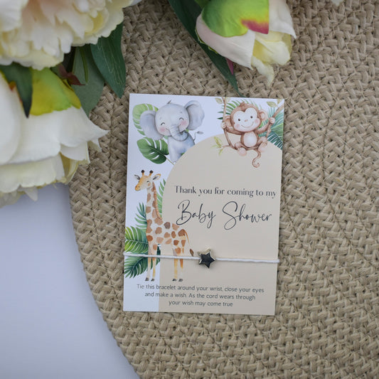 CLEARANCE - Thank You For Coming To My Baby Shower Wish Bracelet