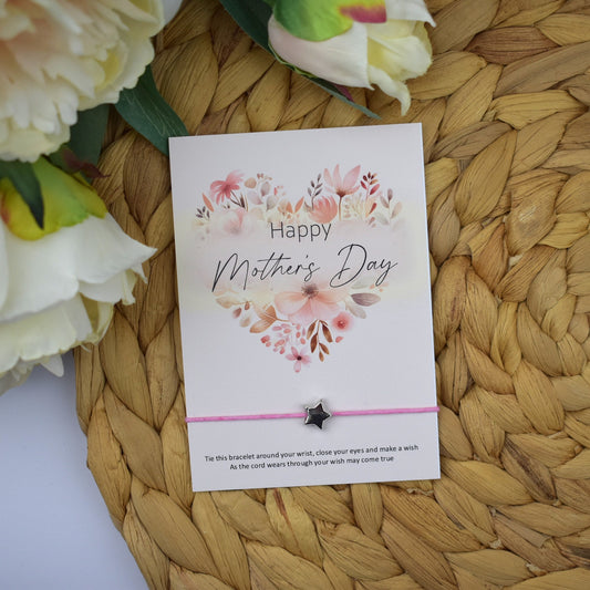 CLEARANCE - Happy Mother's Day Wish Bracelet