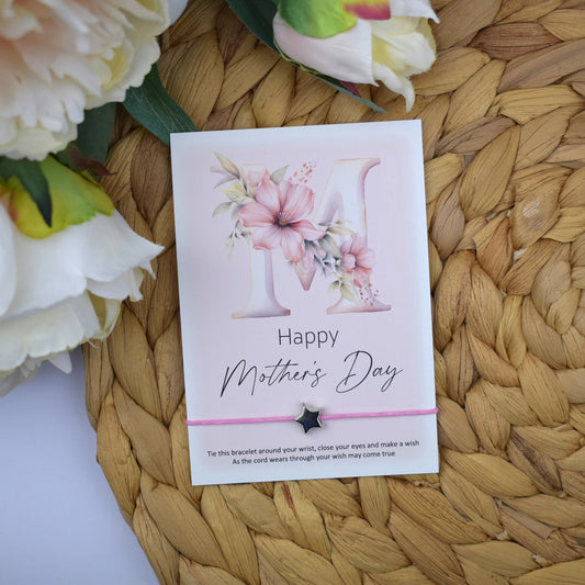 CLEARANCE - Happy Mother's Day Wish Bracelet