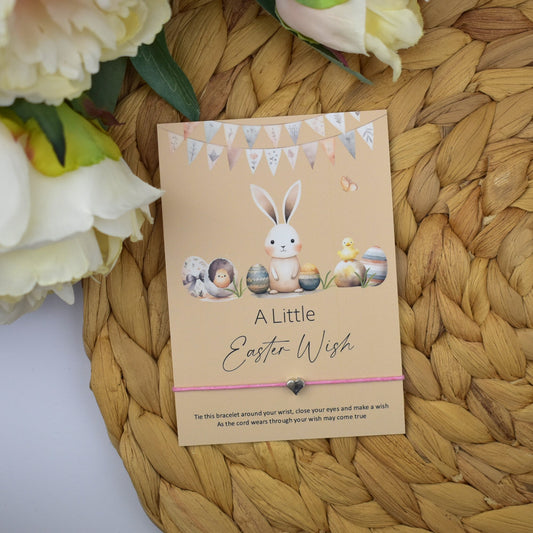 CLEARANCE - A Little Easter Wish Bracelet | Heart Charm