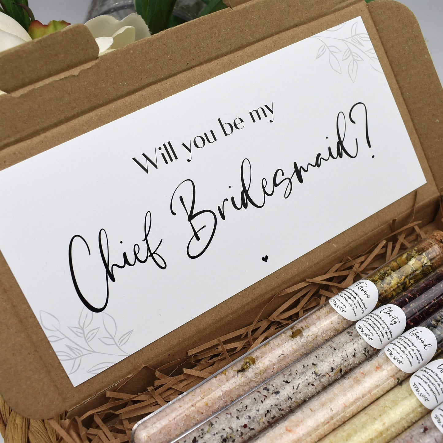 Will You Be My Chief Bridesmaid Bath Salt Gift Set