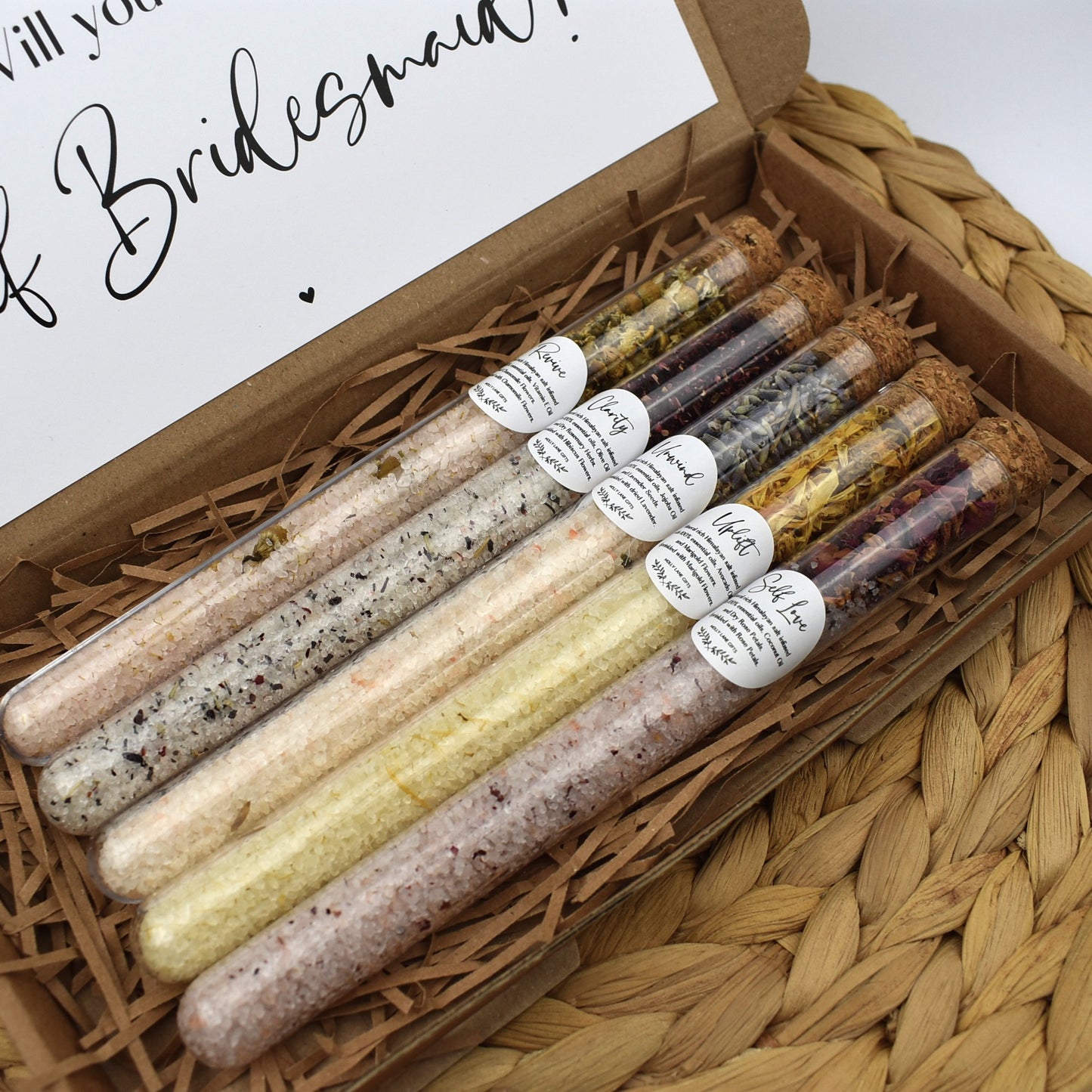 Will You Be My Chief Bridesmaid Bath Salt Gift Set