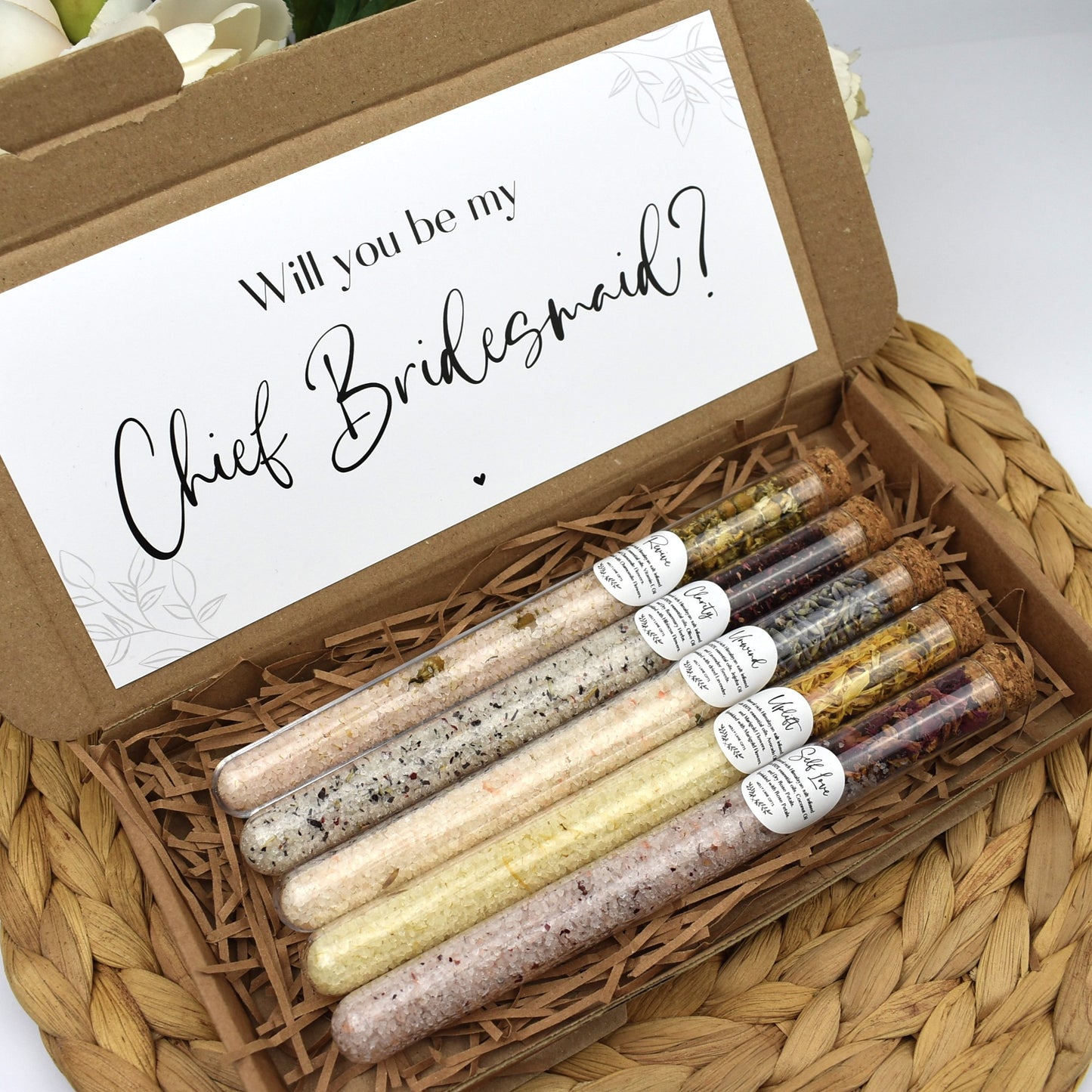 Will You Be My Chief Bridesmaid Bath Salt Gift Set