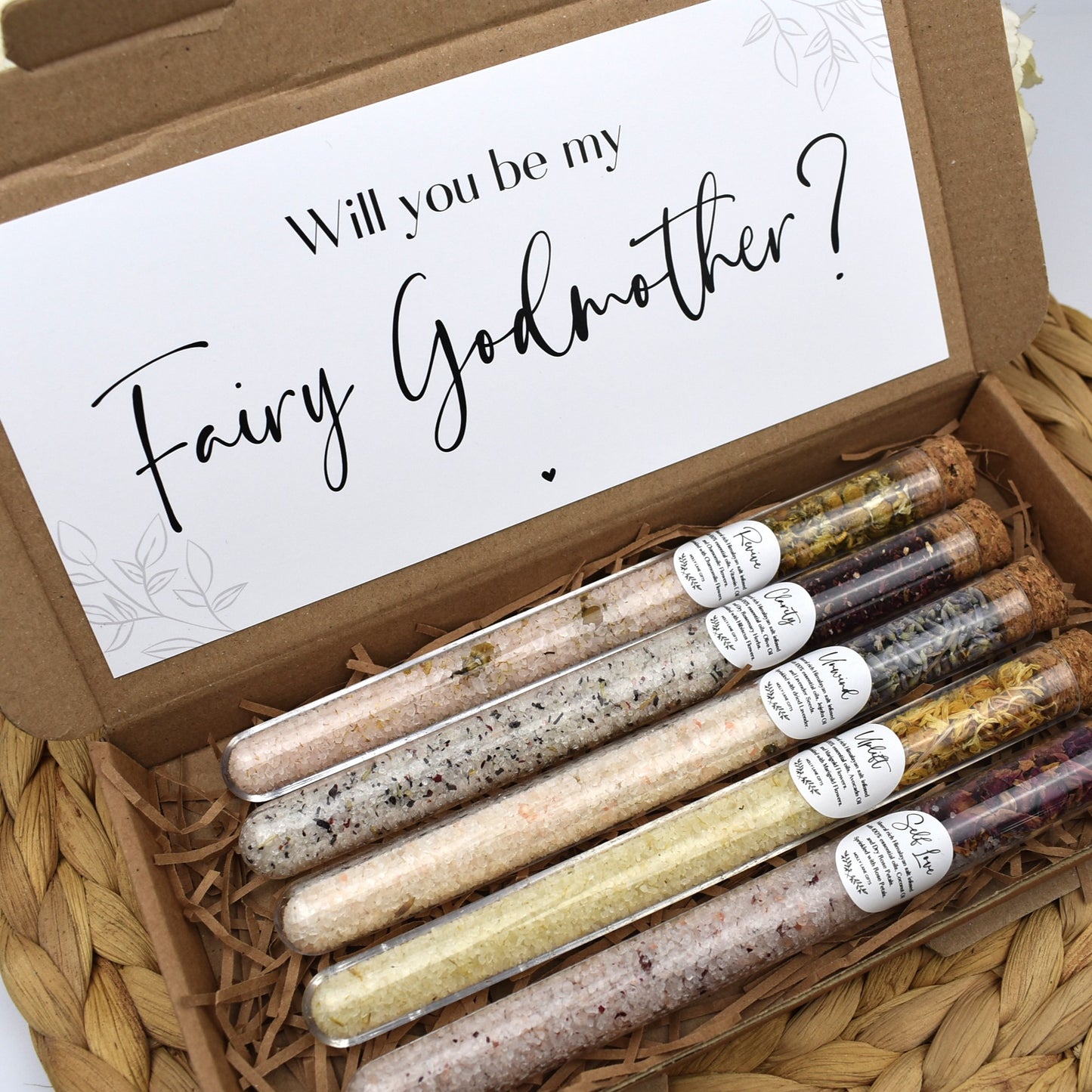 Will You Be My Godmother Bath Salt Gift Set