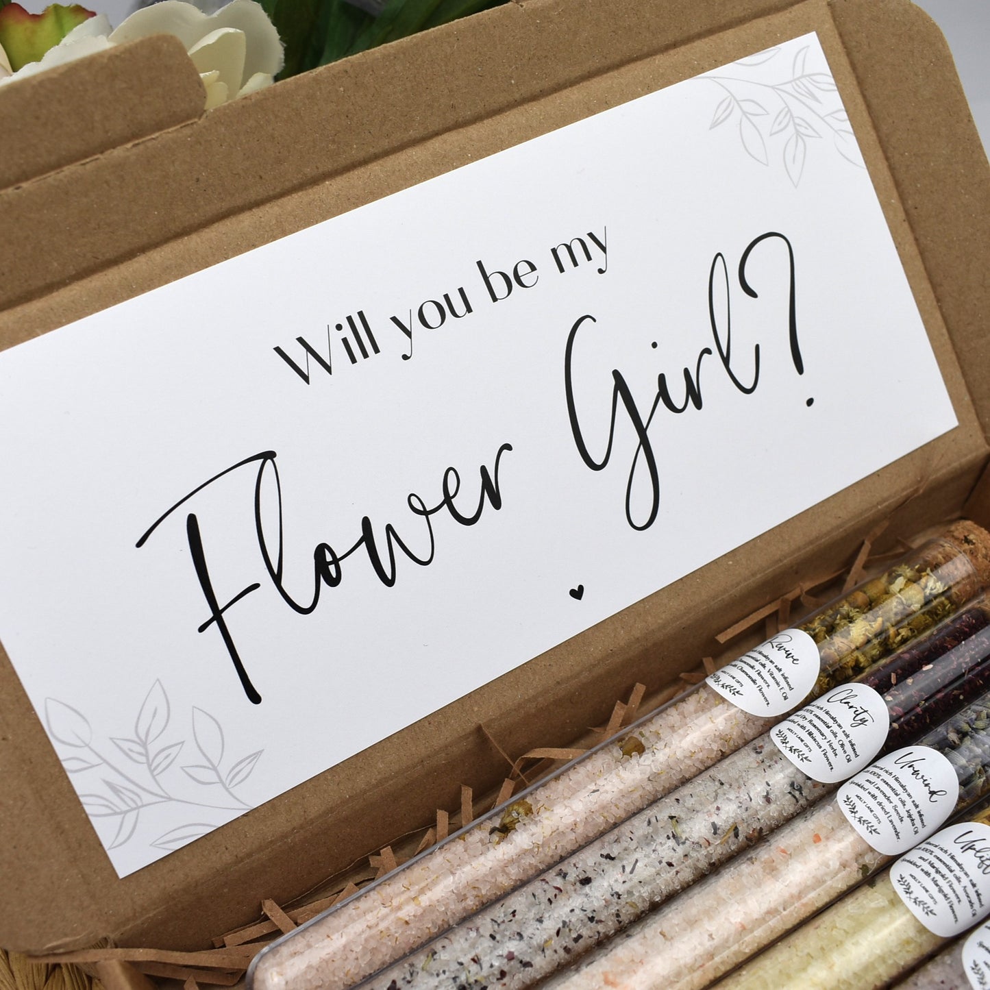 Will You Be My Flower Girl Bath Salt Gift Set