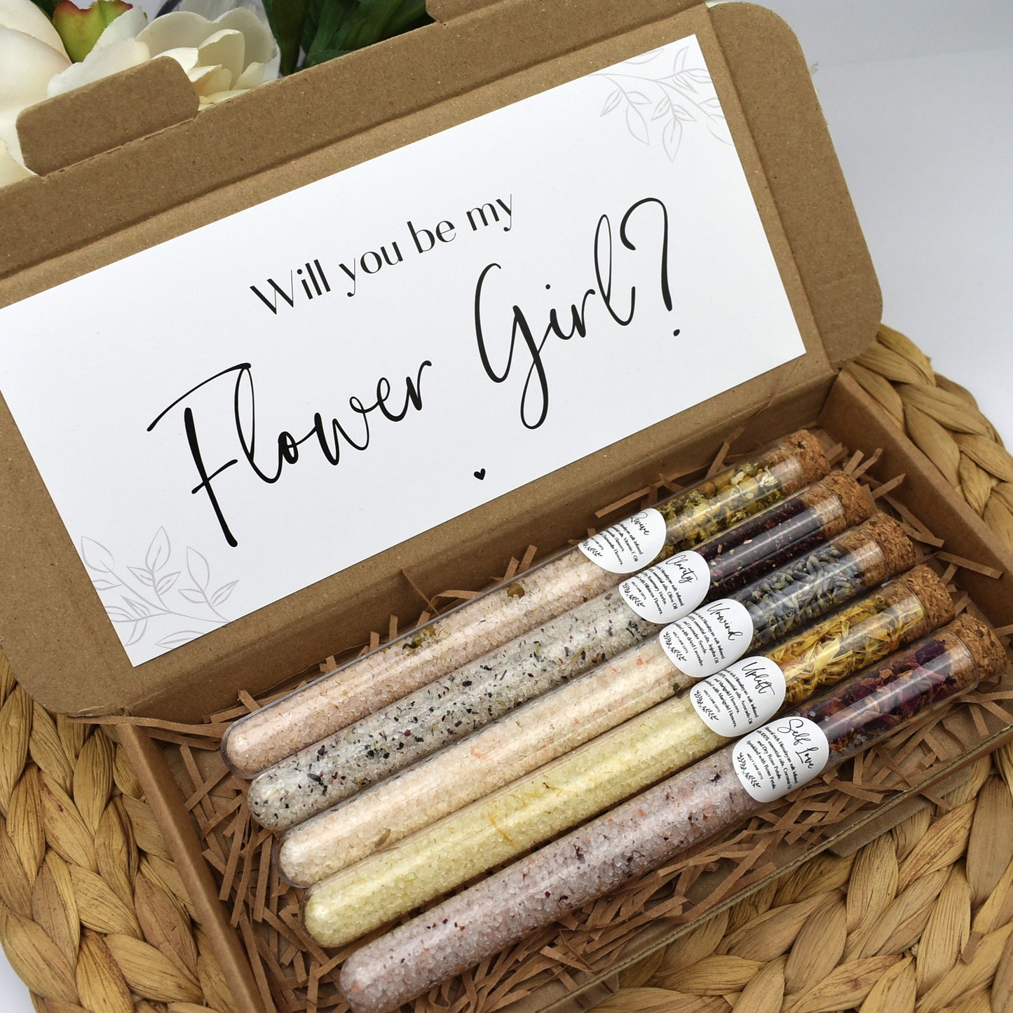 Will You Be My Flower Girl Bath Salt Gift Set