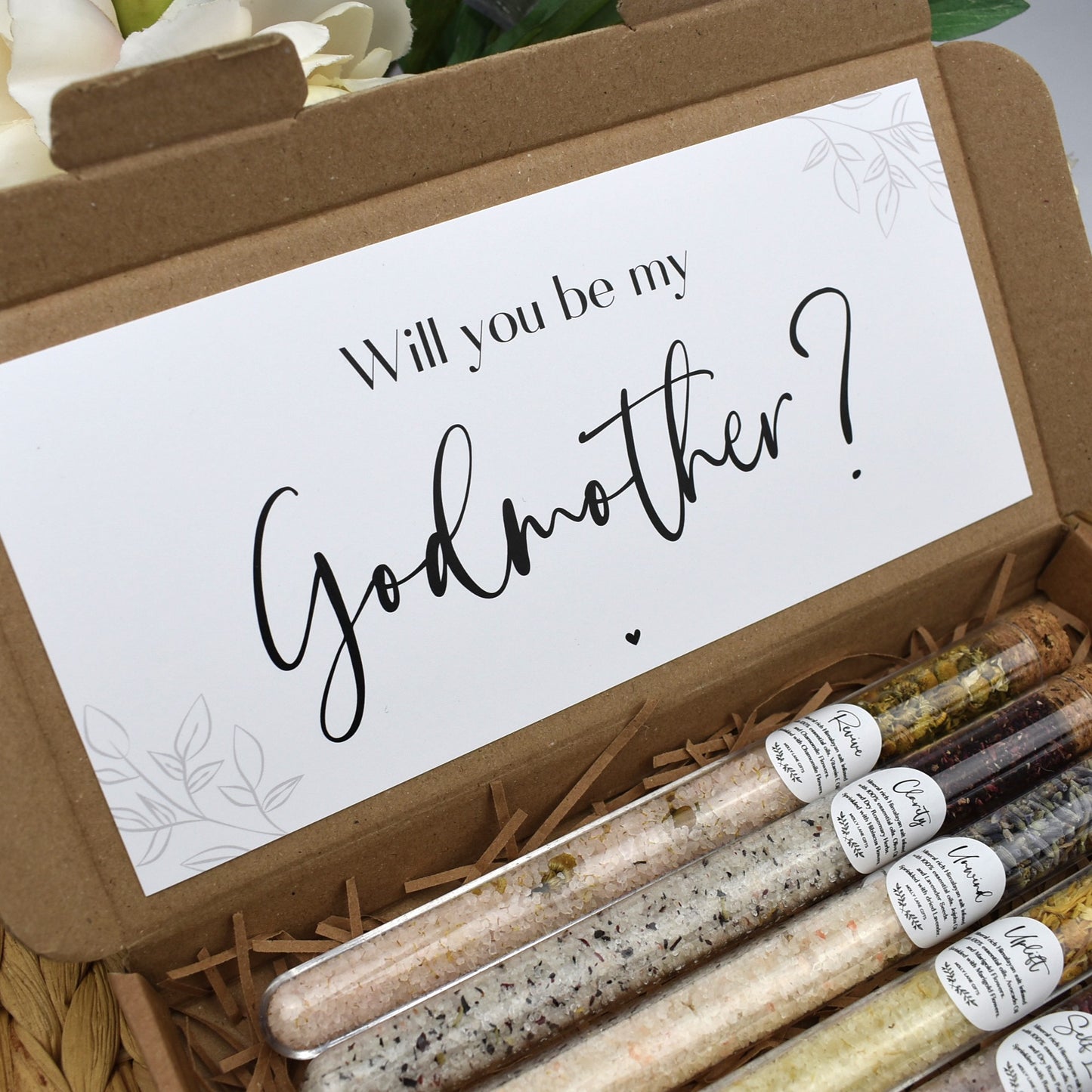 Will You Be My Godmother Bath Salt Gift Set