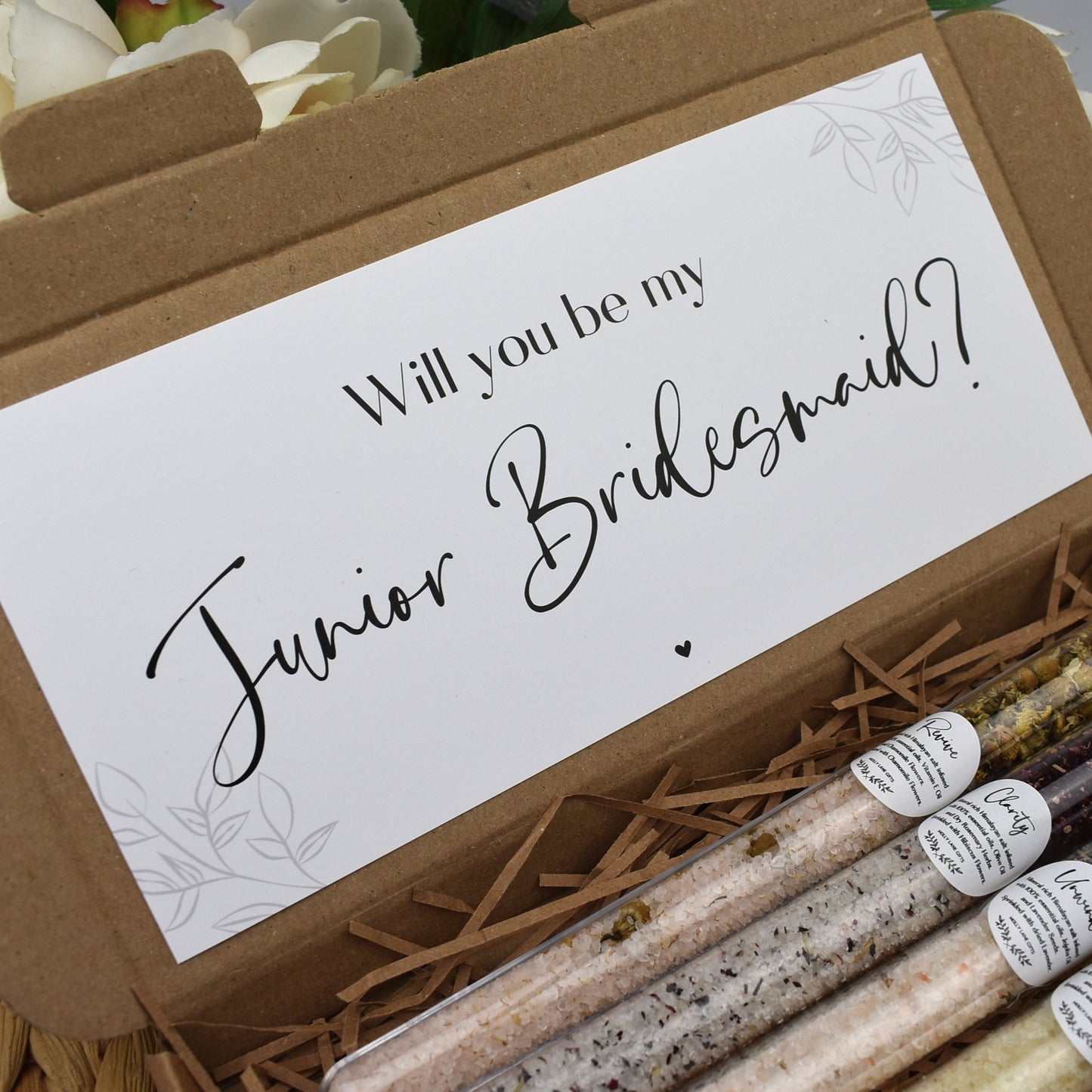 Will You Be My Junior Bridesmaid Bath Salt Gift Set