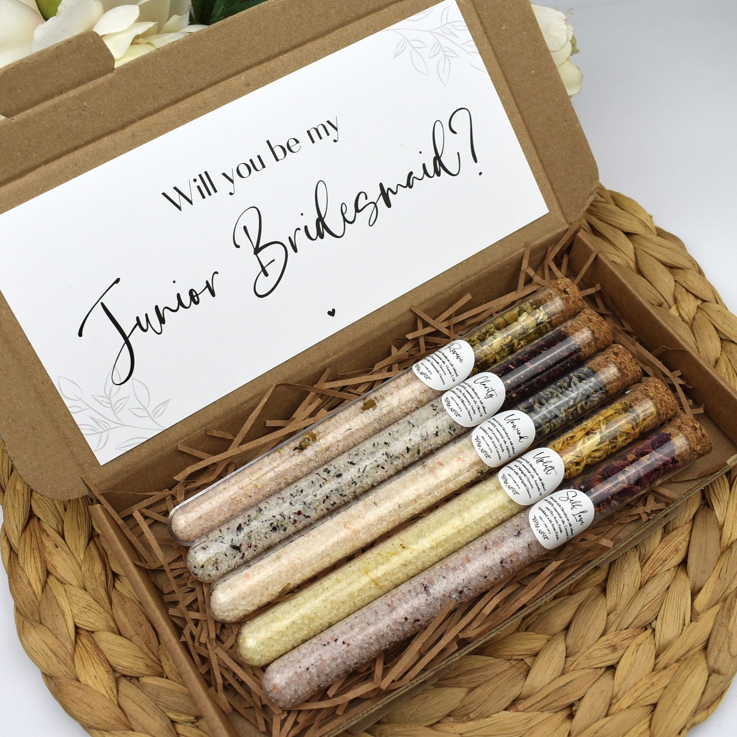Will You Be My Junior Bridesmaid Bath Salt Gift Set