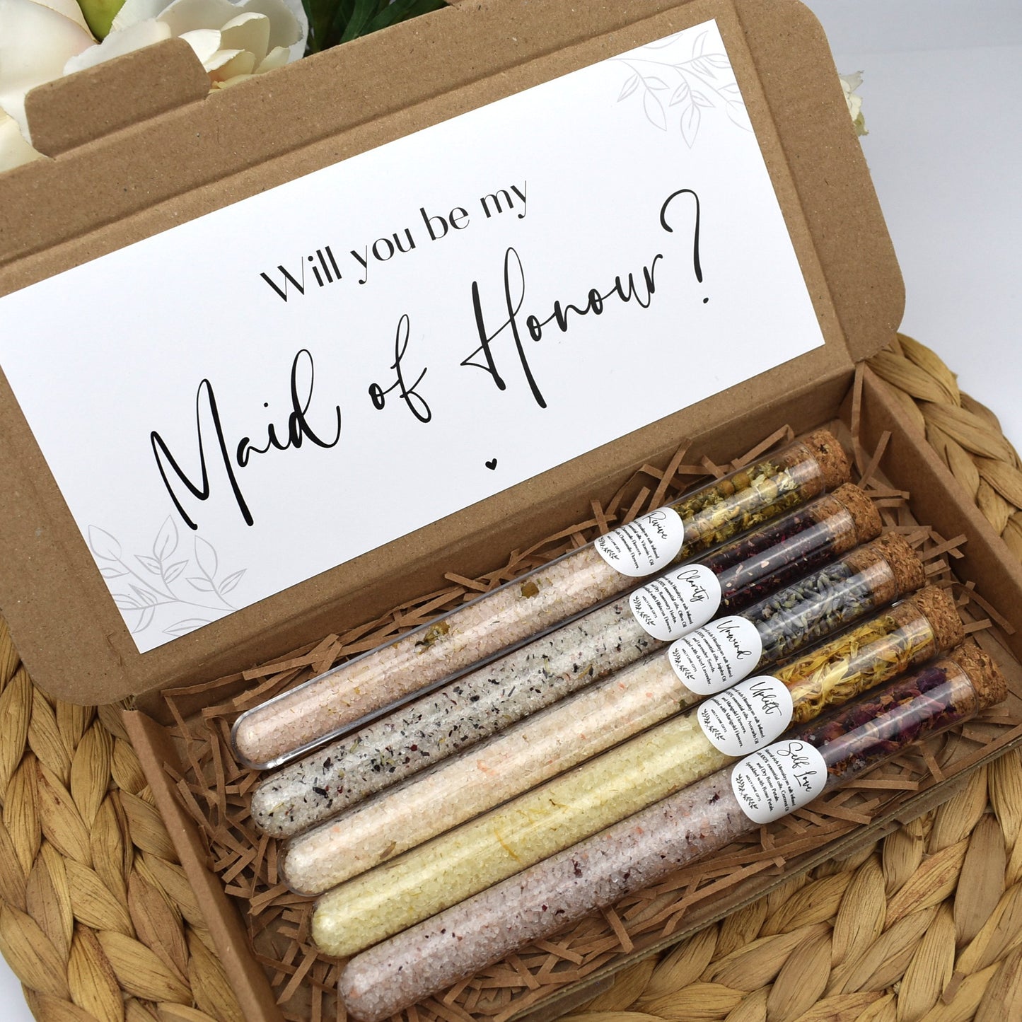 Will You Be My Maid of Honour Bath Salt Gift Set