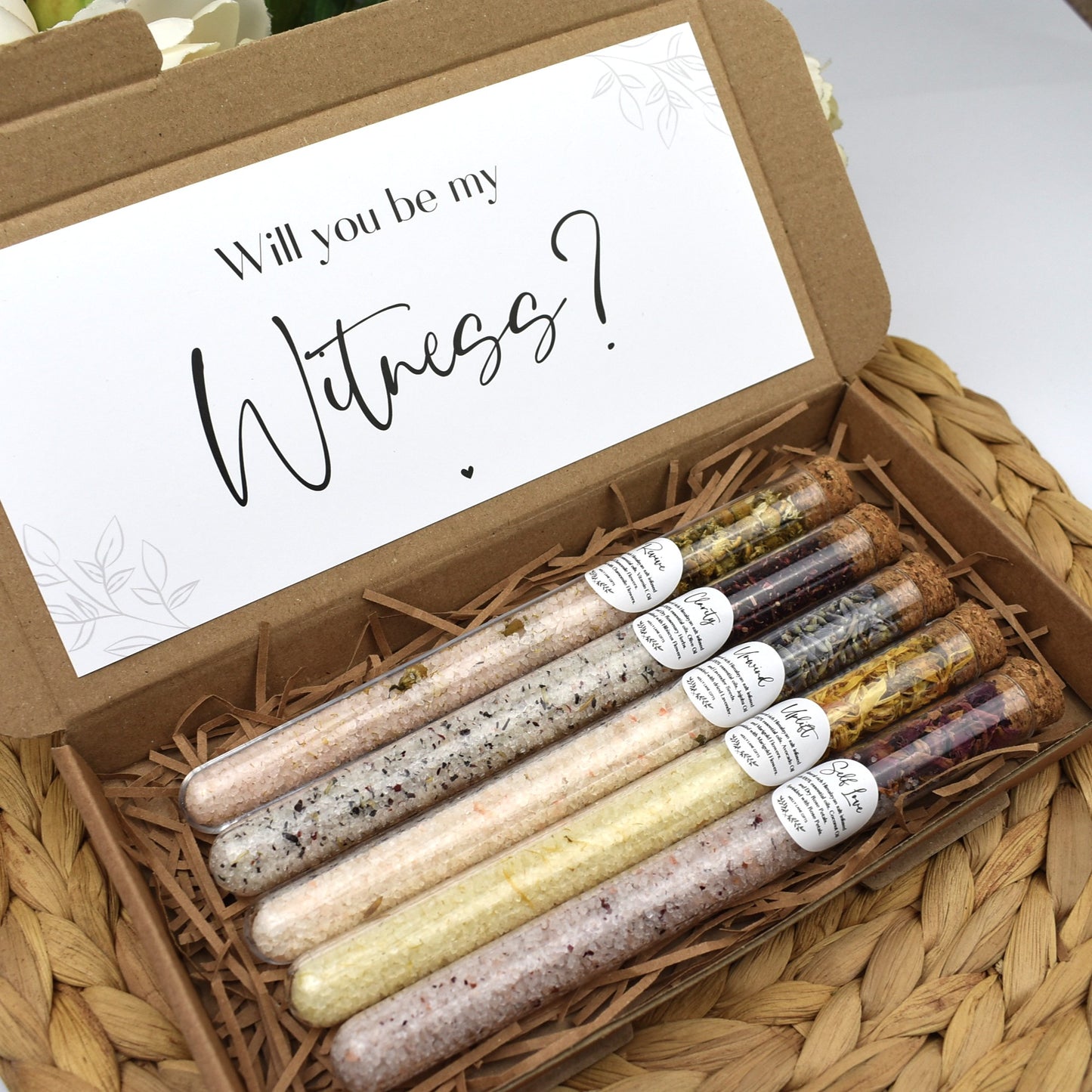 Will You Be My Witness Bath Salt Gift Set