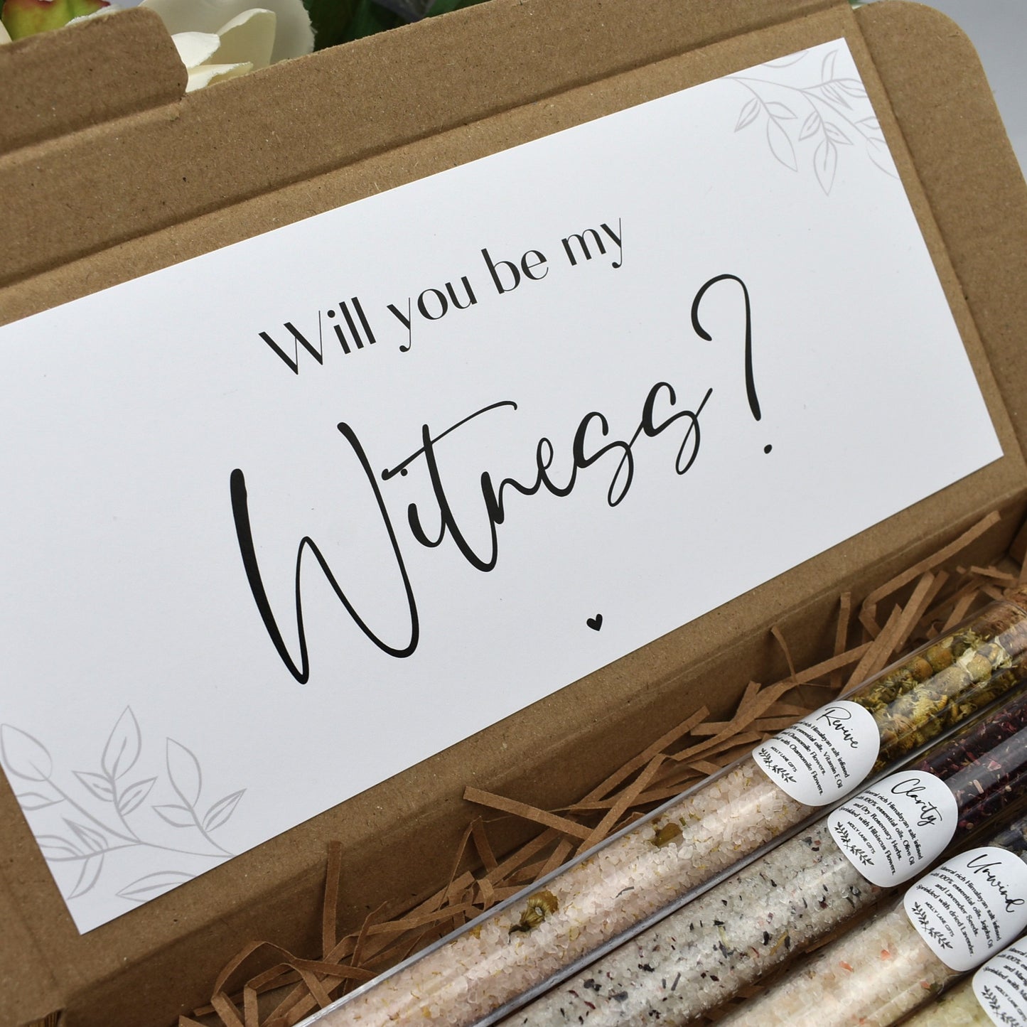 Will You Be My Witness Bath Salt Gift Set