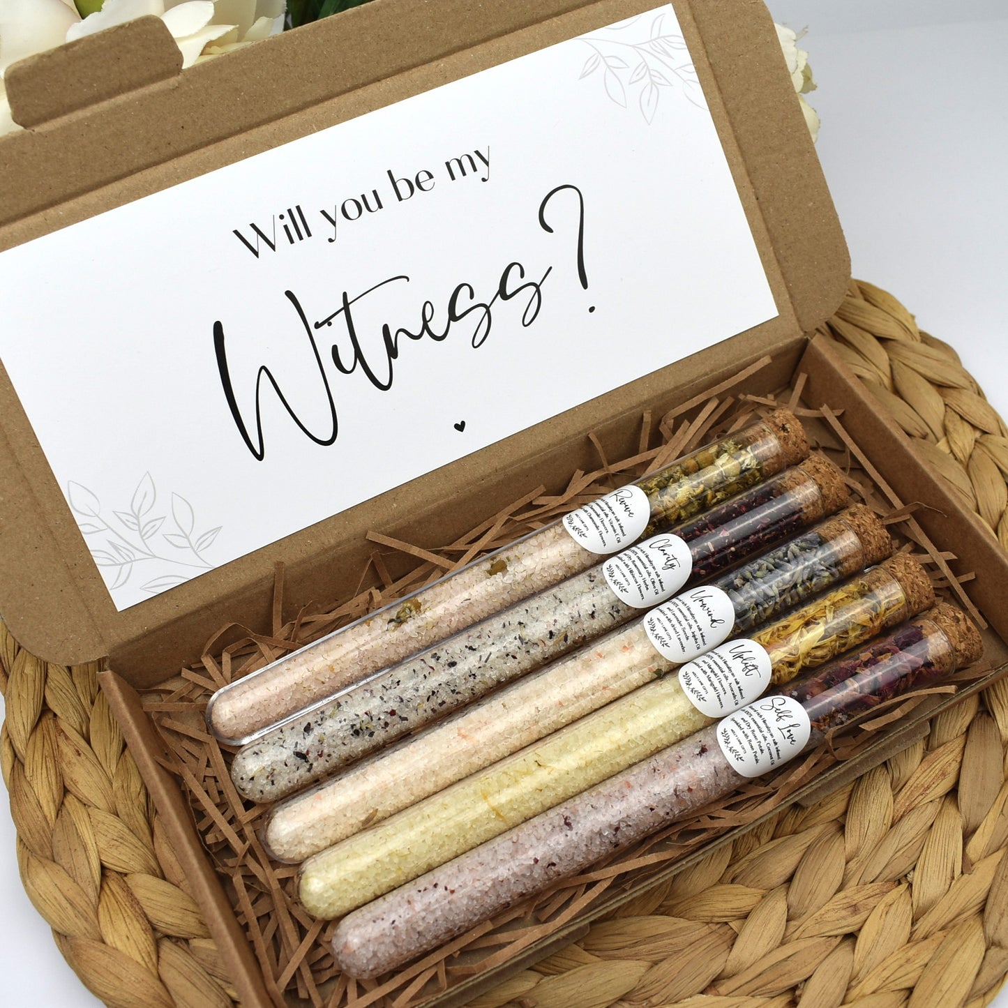 Will You Be My Witness Bath Salt Gift Set