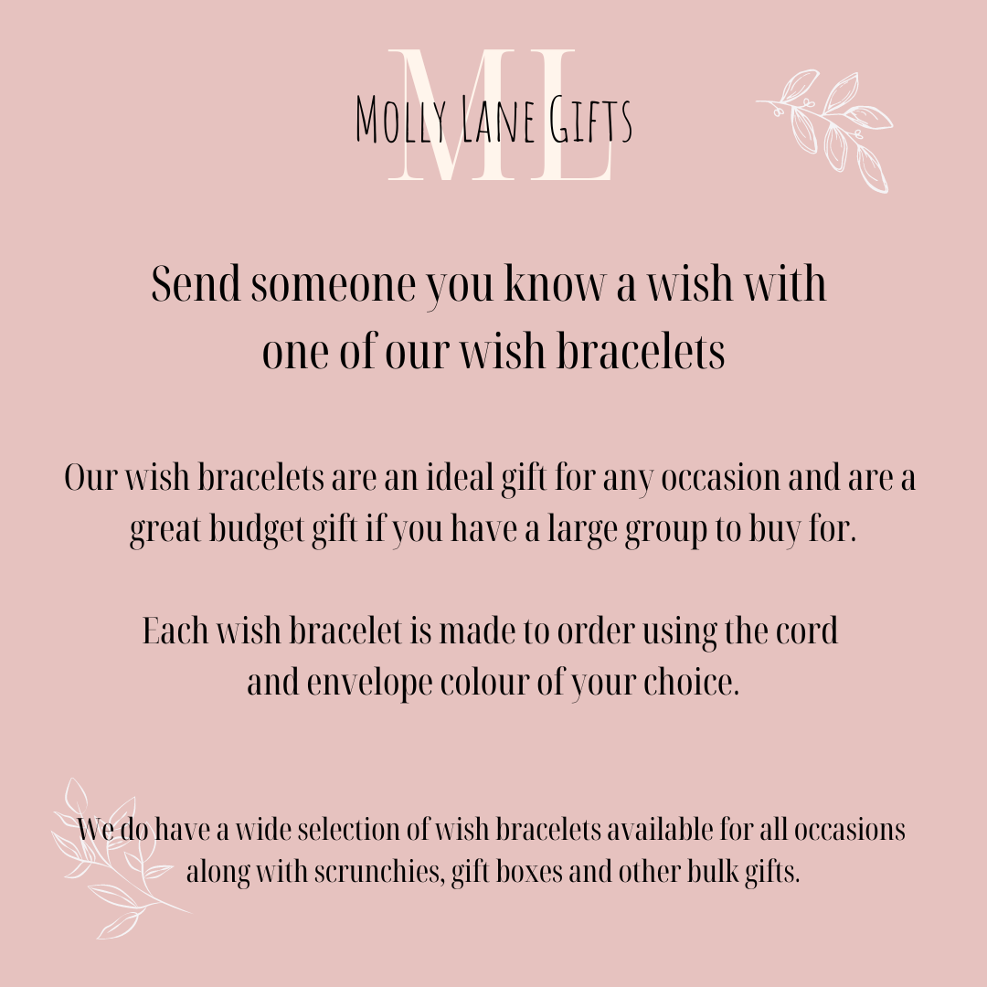 A Little Wish For My Auntie Wish Bracelet | Heart Charm