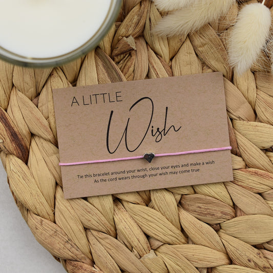 CLEARANCE - A Little Wish Wish Bracelet - Heart Charm