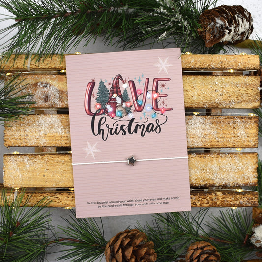 CLEARANCE - Love Christmas Wish Bracelet