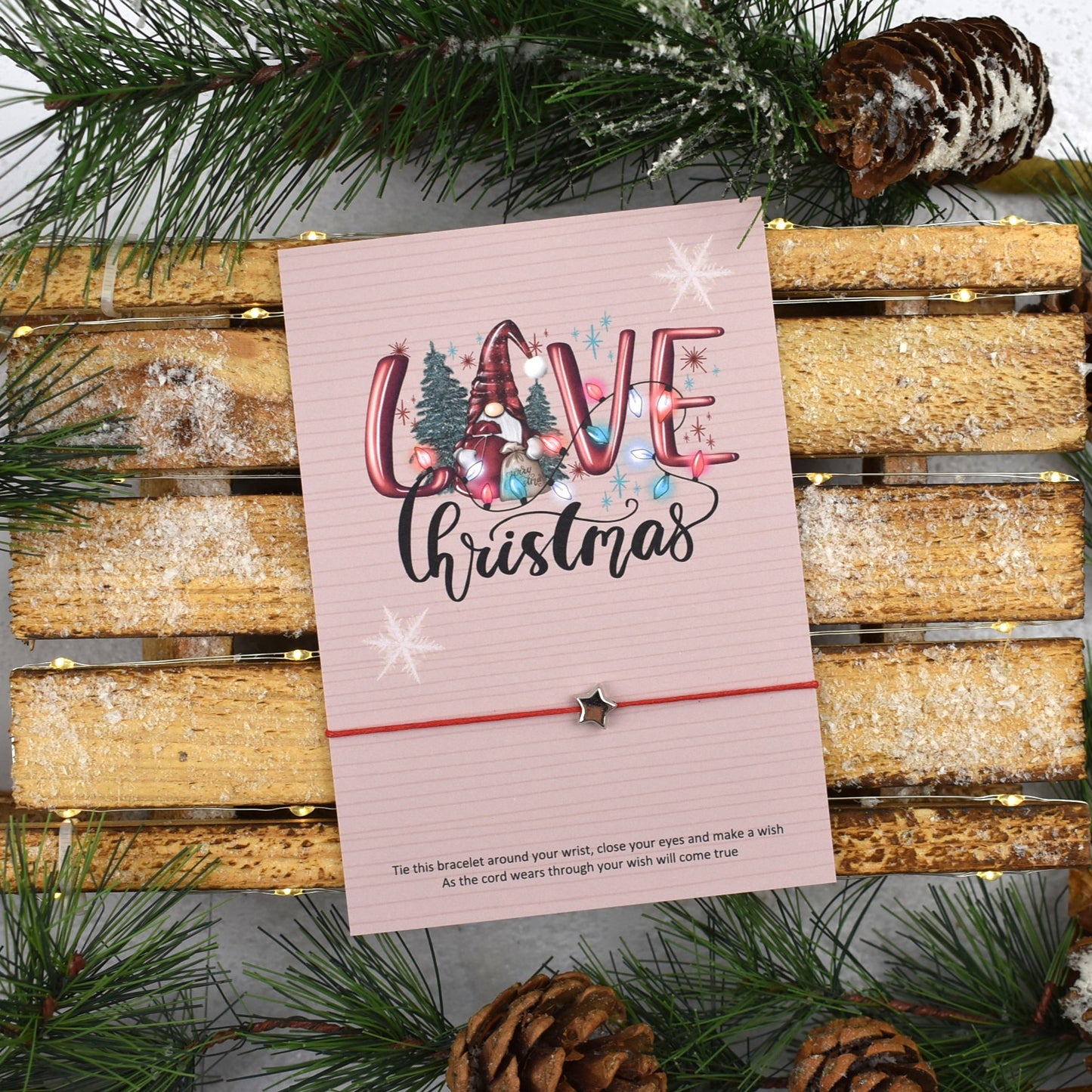 Pack of 4 - Merry Christmas Wish Bracelet