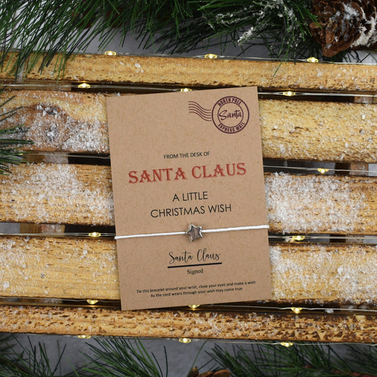CLEARANCE - From The Desk Of Santa Claus Wish Bracelet