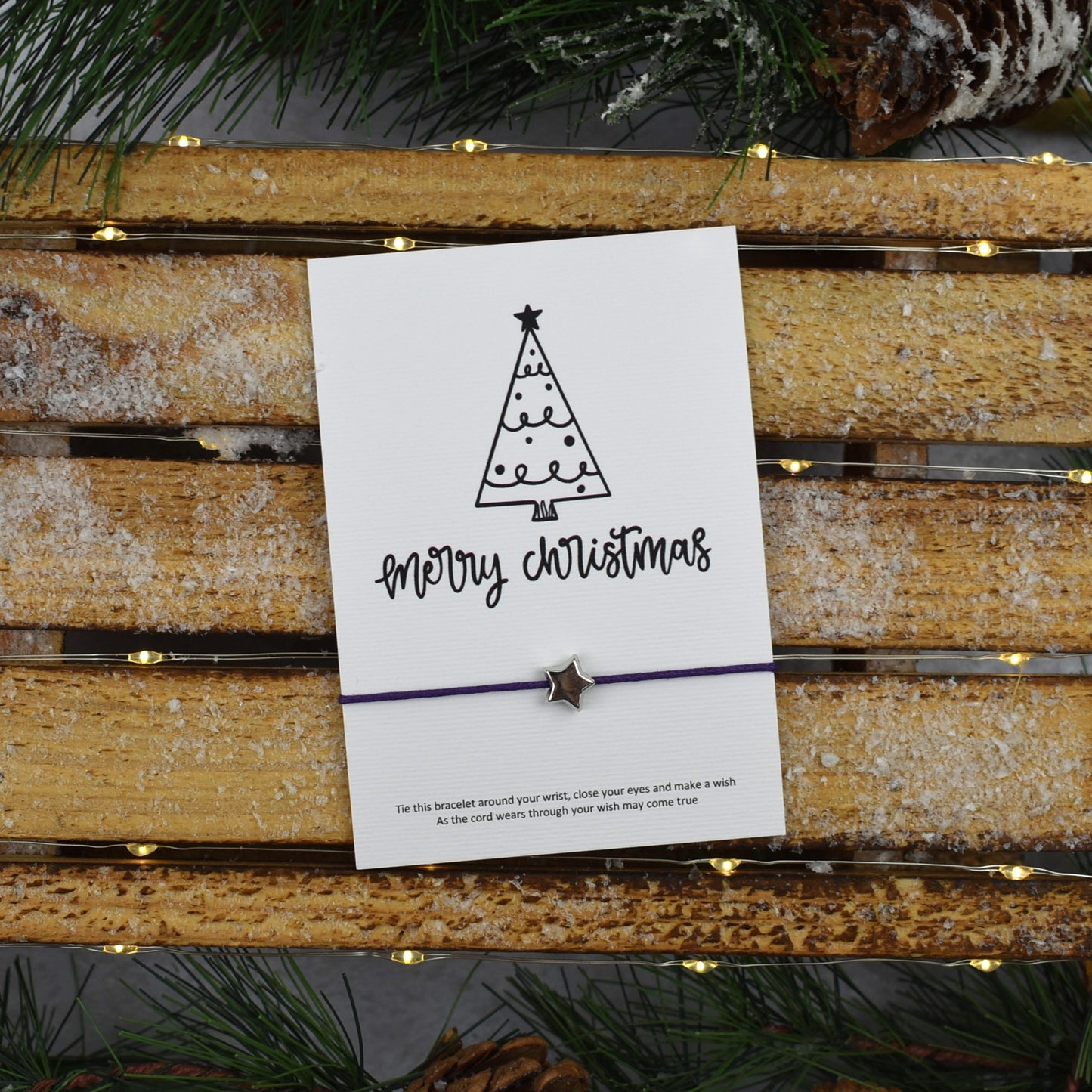 Merry Christmas Wish Bracelet