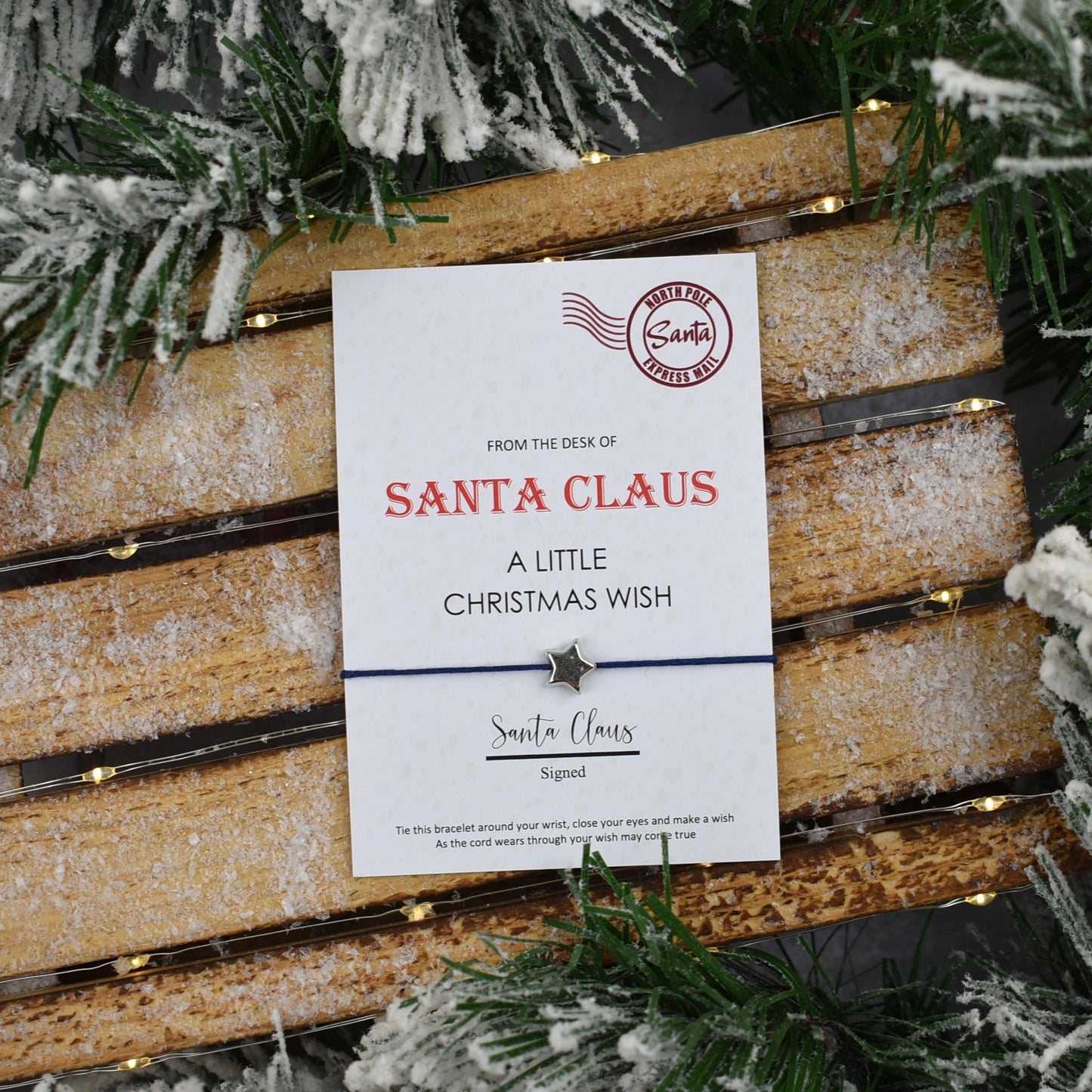 From The Desk Of Santa Claus Wish Bracelet