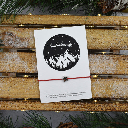 CLEARANCE - Santa Scene Wish Bracelet