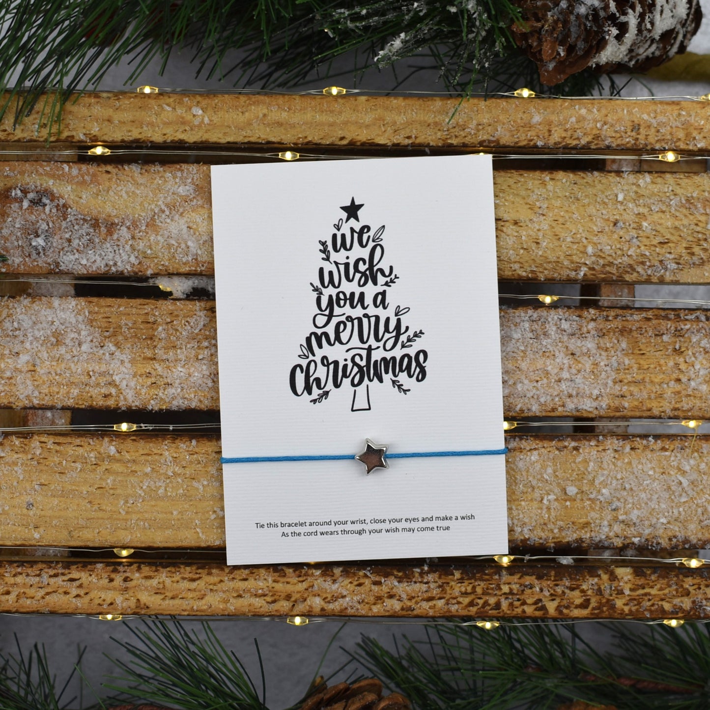 We Wish You A Merry Christmas Wish Bracelet