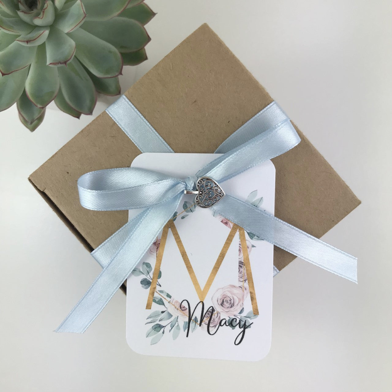 Personalised Deluxe Blue Balloon Proposal Box