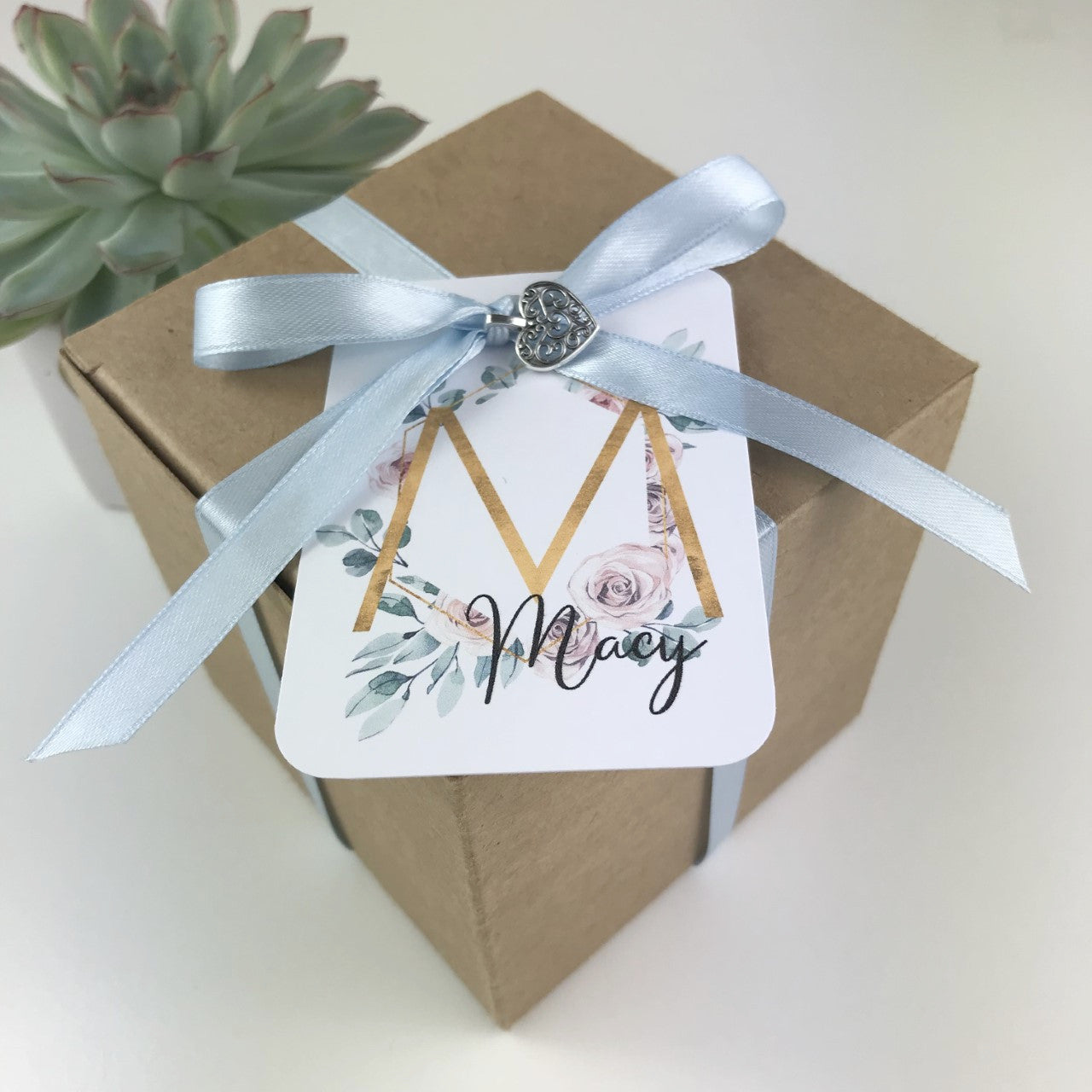 Personalised Deluxe Blue Balloon Proposal Box