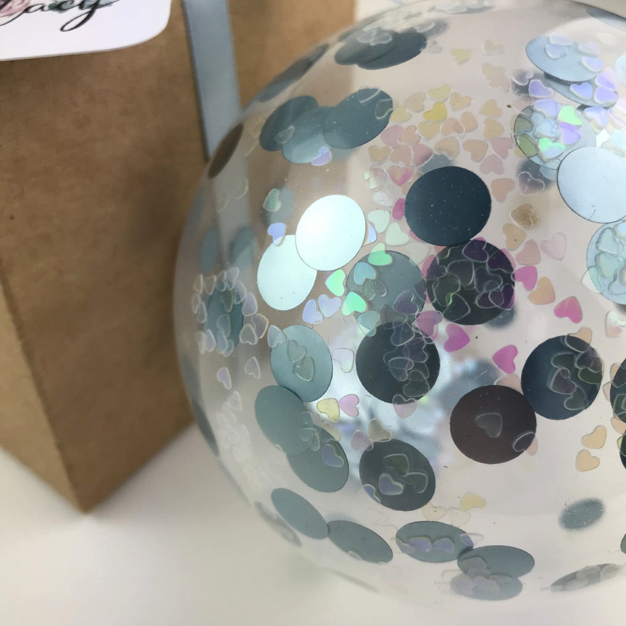 Personalised Deluxe Blue Balloon Proposal Box