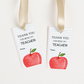 DIGITAL Teacher Thank You Gift Tag - Apple (4011)