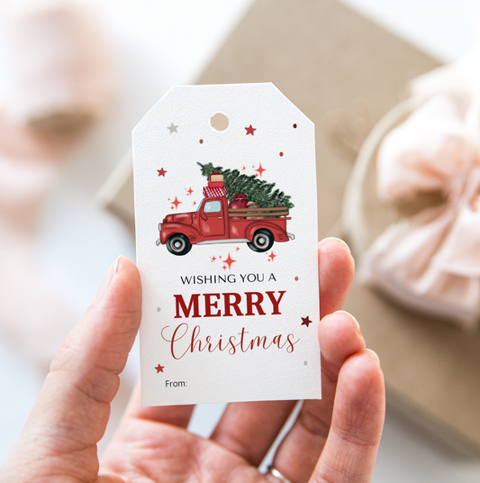 DIGITAL Merry Christmas Gift Tag (1023)