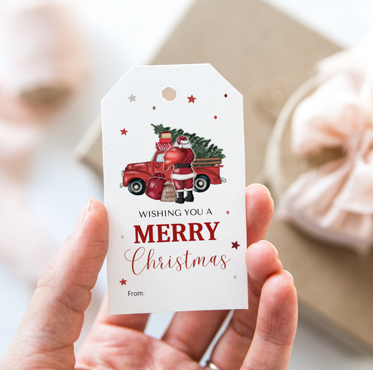 DIGITAL Merry Christmas Gift Tag (1024)