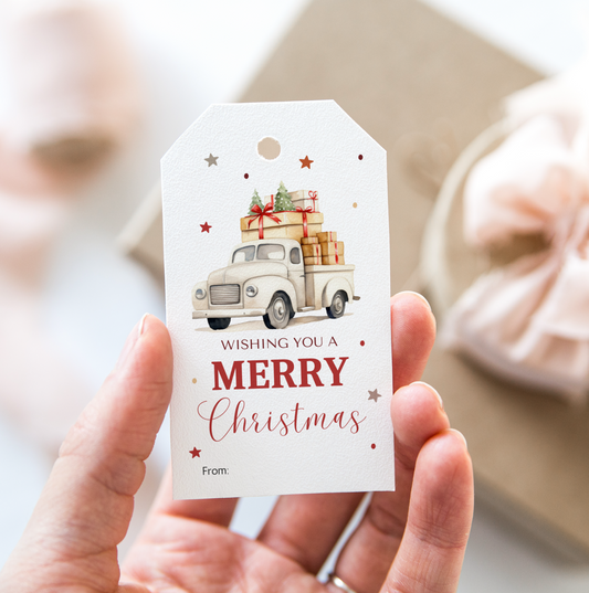 DIGITAL Merry Christmas Gift Tag (1025)
