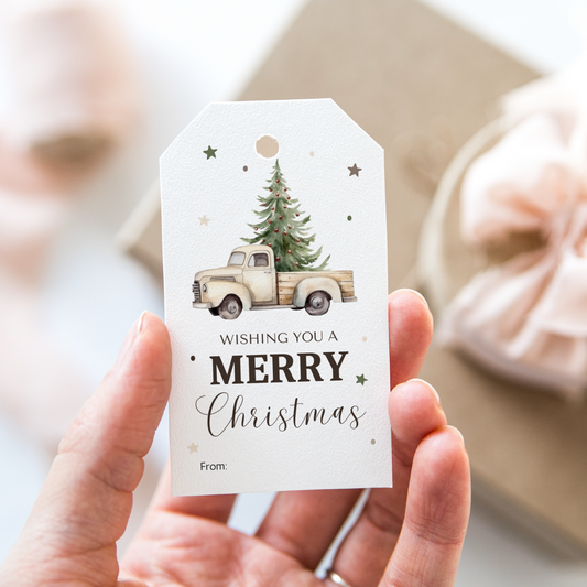 DIGITAL Merry Christmas Gift Tag (1026)