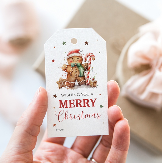 DIGITAL Merry Christmas Gift Tag (1048)