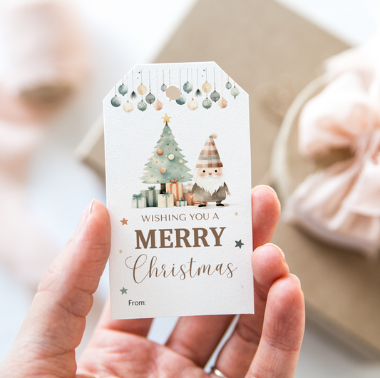 DIGITAL Merry Christmas Gift Tag (1060)