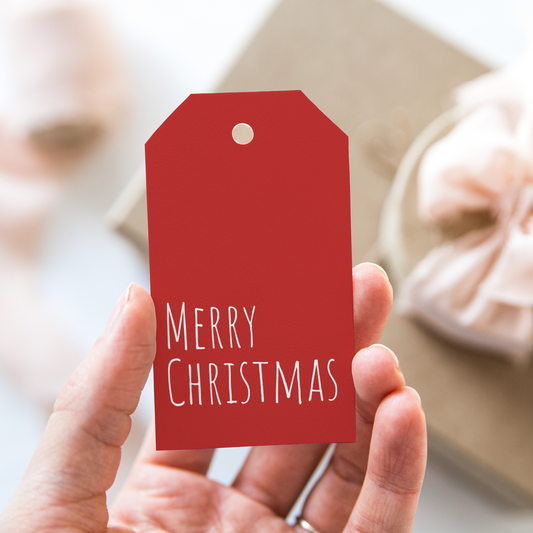 DIGITAL Merry Christmas Gift Tag (1062)