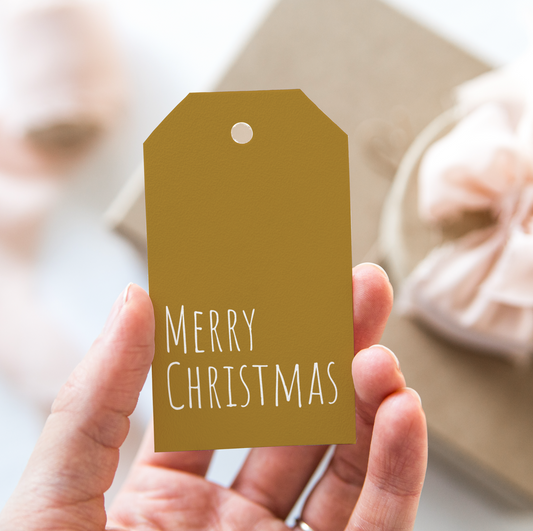 DIGITAL Merry Christmas Gift Tag (1063)