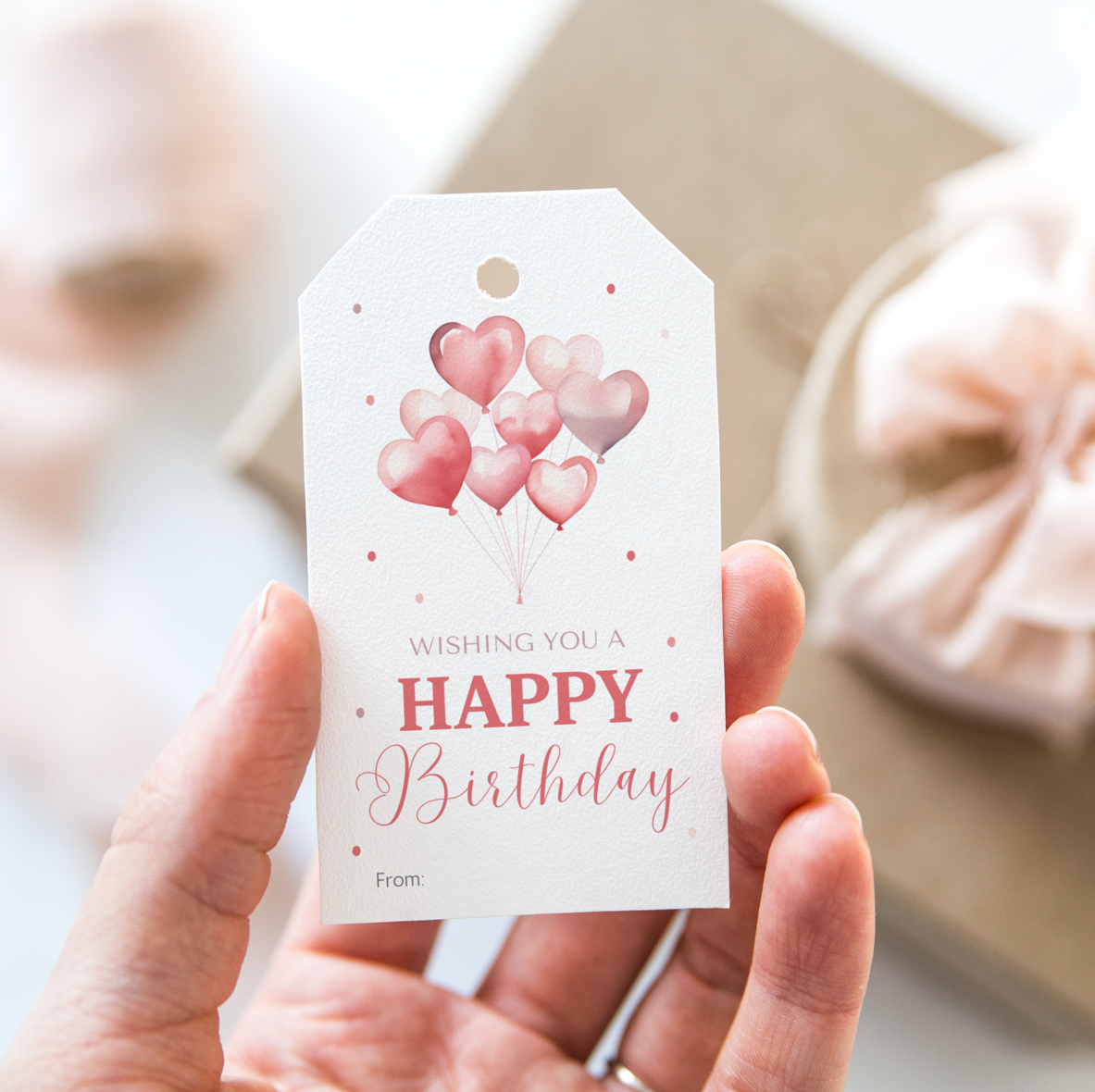 DIGITAL Happy Birthday Gift Tag (3001)