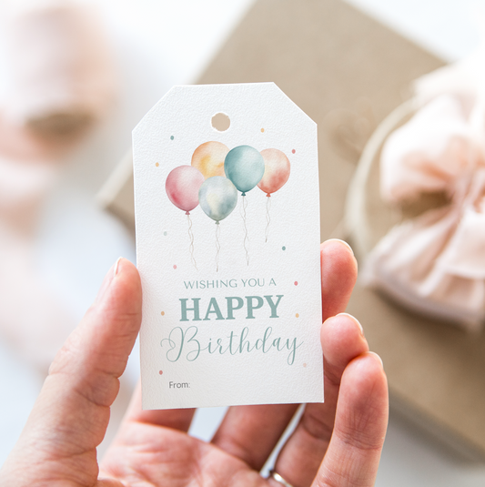 DIGITAL Happy Birthday Gift Tag (3003)